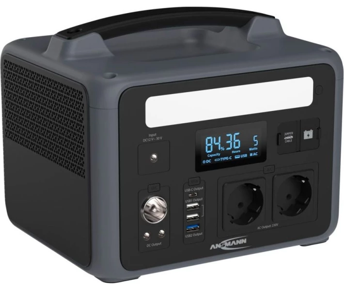 Фото - зарядну станцію Зарядна станція Ansmann PS600AC 600W 640Wh (1700-0167)