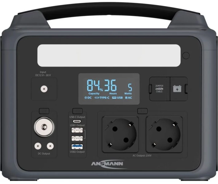 Фото - зарядну станцію Зарядна станція Ansmann PS600AC 600W 640Wh (1700-0167)