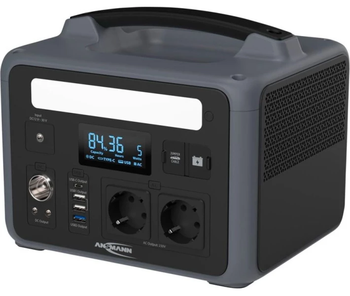 Фото - зарядну станцію Зарядна станція Ansmann PS600AC 600W 640Wh (1700-0167)