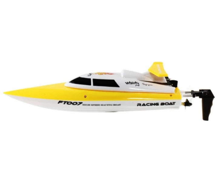 Фото - радіокеровану іграшку Катер на радіокеруванні Fei Lun FT007 Racing Boat (жовтий) (FL-FT007y)