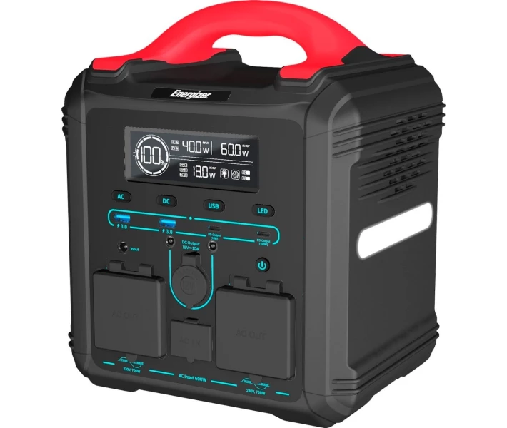Фото - зарядну станцію Зарядна станція ENERGIZER 700W, 551Wh, LMFP (PPS550W1F)