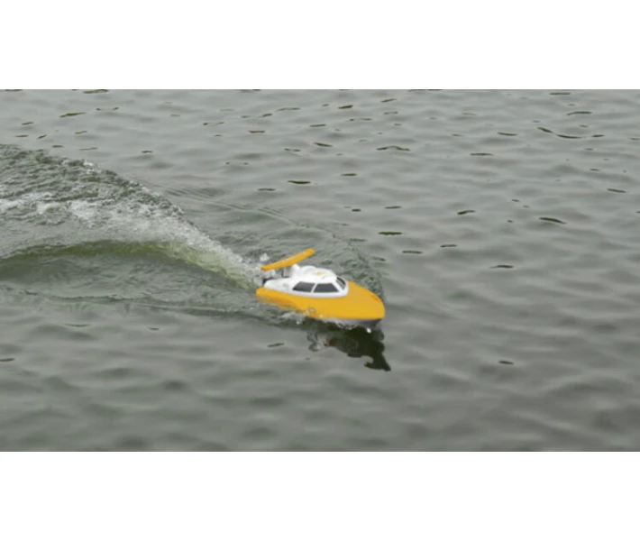 Фото - радіокеровану іграшку Катер на радіокеруванні Fei Lun FT007 Racing Boat (жовтий) (FL-FT007y)