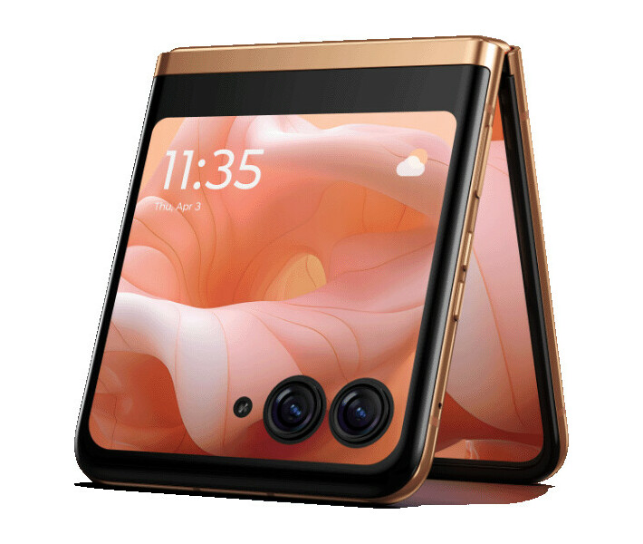 Фото - мобільний телефон і смартфон Moto Razr 40 Ultra 8/256 Peach Fuzz (PAX40079RS)   