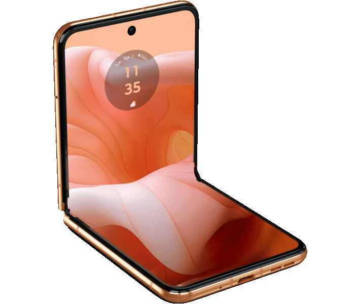Фото - мобільний телефон і смартфон Moto Razr 40 Ultra 8/256 Peach Fuzz (PAX40079RS)   