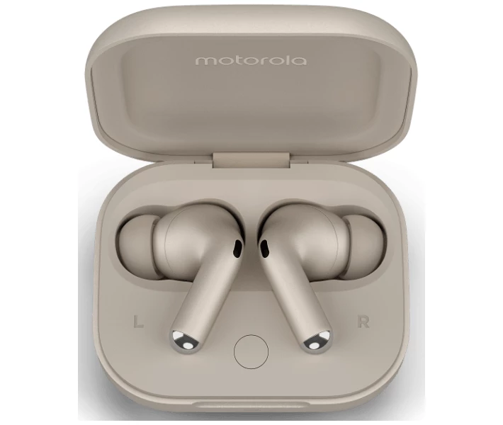 Фото - навушники Навушники Motorola Moto Buds + (PG38C05742) Beach Sand