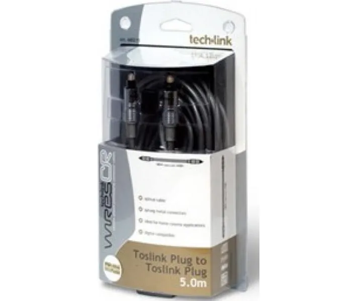 Фото - кабель та перехідник Кабель TechLink Toslink to Toslink 5 м (680215)