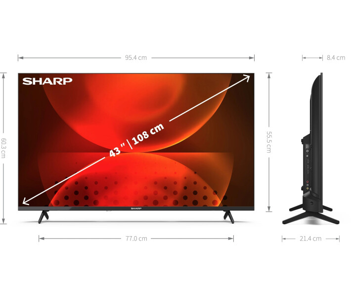 Фото - телевізор Телевізор Sharp 43FH2EA (2T-C43FH2EL2AB)