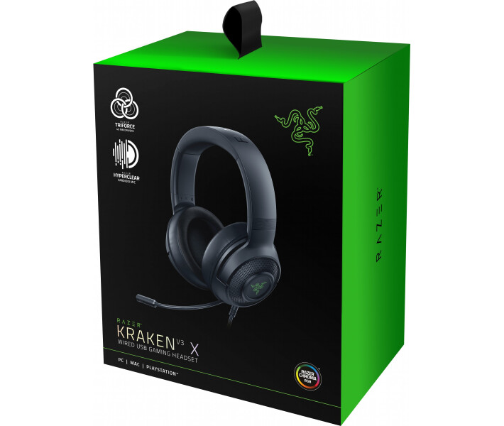 Фото - навушники Навушники RAZER Kraken V3 X USB (RZ04-03750300-R3M1)