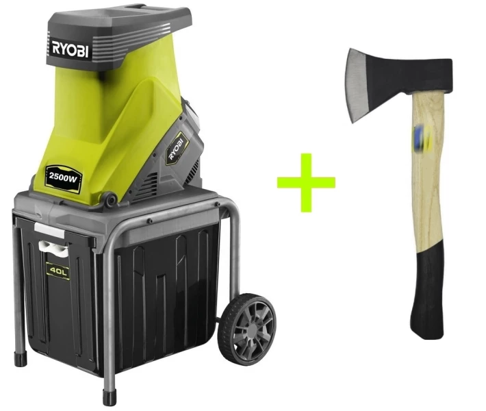 Фото - садовий подрібнювач Садовий подрібнювач Ryobi RSH2545B (5133002512)