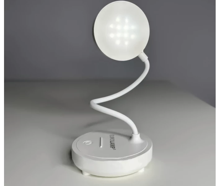 Фото - настільний світлодіодний світильник Лампа настільна з акумулятором EUROLAMP SMART 3W 1200mAh 2700-6000K USB-C
