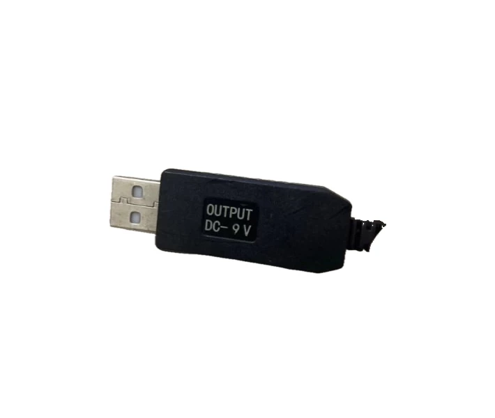 Фото - кабель та перехідник Кабель Power Boost cable USB-DC 5.5x2.1 9V 1 м чорний