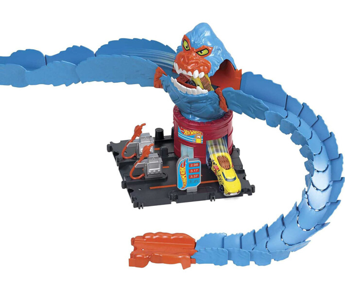 Фото - іграшковий гараж, паркінг, трек Ігровий набір Hot Wheels серії Небезпечні істоти Порятунок від горили (HDR30)
