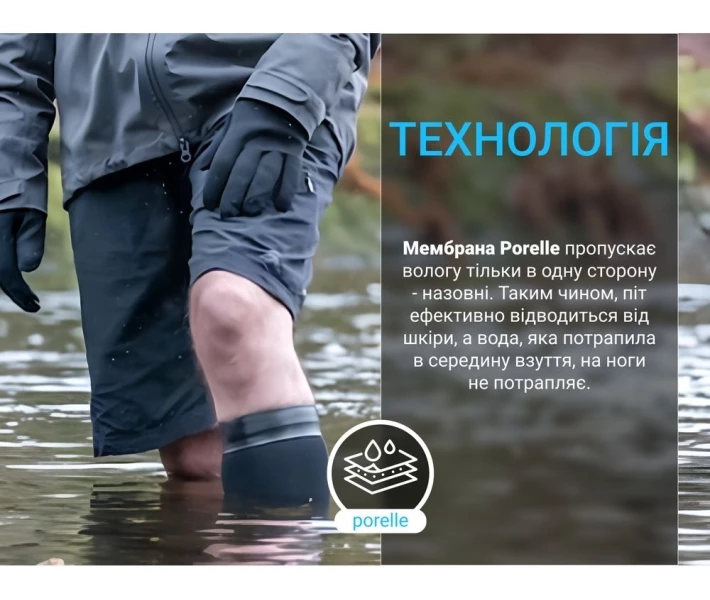 Фото - жіночу термобілизну Шкарпетки водонепроникні Dexshell Wading Pro Socks, чорні, розмір XL (47-49)