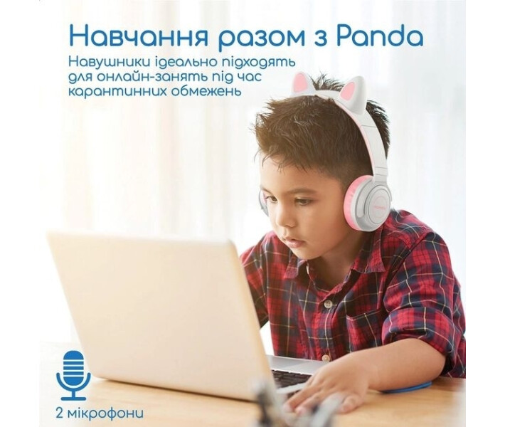 Фото - навушники Навушники Promate Panda (panda.bubblegum) Bubblegum