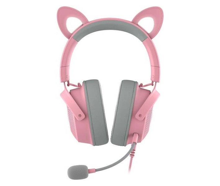 Фото - навушники Навушники RAZER Kraken Kitty V2 PRO, Quartz (RZ04-04510200-R3M1)