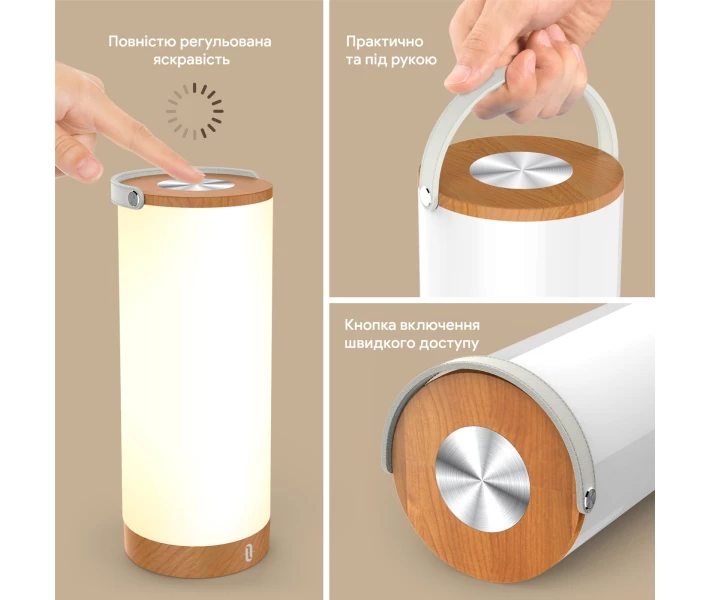 Фото - нічник Настільна лампа нічник TaoTronics TT-DL23 PRO RGB 5W 4000mAh 2700-3000K