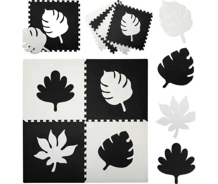 Фото - розвиваючий килимок Килимок-пазл MoMi Feli Black (120 x 120 cm) (AKCE00028)