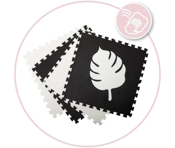 Фото - розвиваючий килимок Килимок-пазл MoMi Feli Black (120 x 120 cm) (AKCE00028)