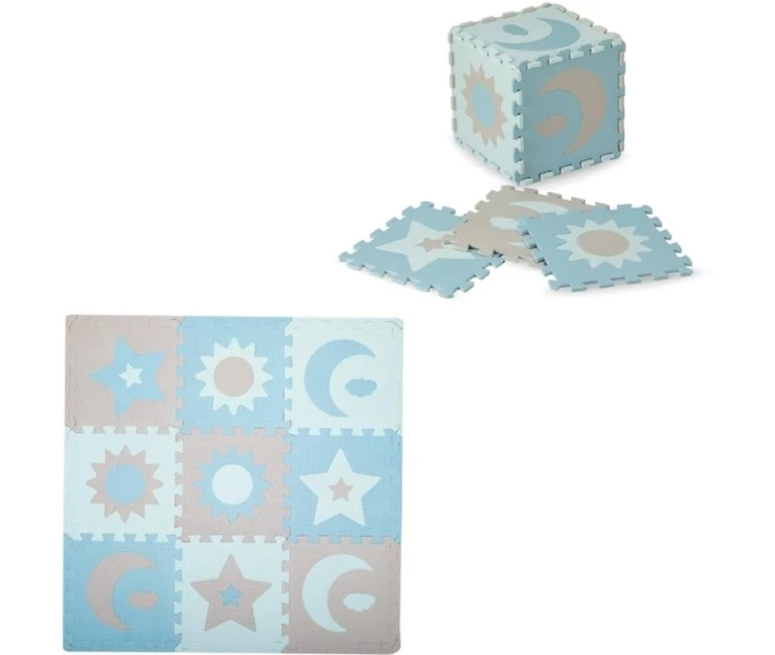Фото - розвиваючий килимок Килимок-пазл MoMi Nebe Blue (90 x 90 cm) (AKCE00031)