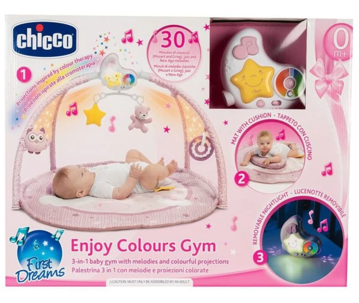 Фото - розвиваючий килимок Розвиваючий килимок Chicco Enjoy Colours Рожевий (09866.10)