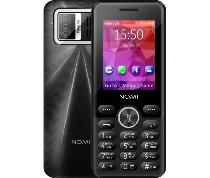 Мобільний телефон Nomi i2412 Black (чорний) купити в АЛЛО – ціна