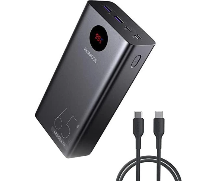 Фото - Портативні батареї (Power Bank) Power Bank Romoss 40000mAh PEA40 Pro PD 65W (PEA40-282-2183H)чорний