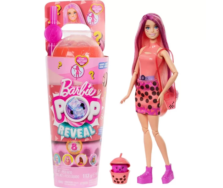 Фото - ляльки, набори для ляльок Лялька Barbie Pop Reveal Круті Бабл-ті – моті манго (HTJ22)