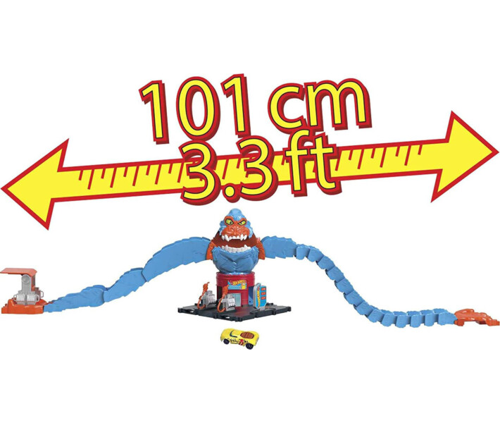 Фото - іграшковий гараж, паркінг, трек Ігровий набір Hot Wheels серії Небезпечні істоти Порятунок від горили (HDR30)