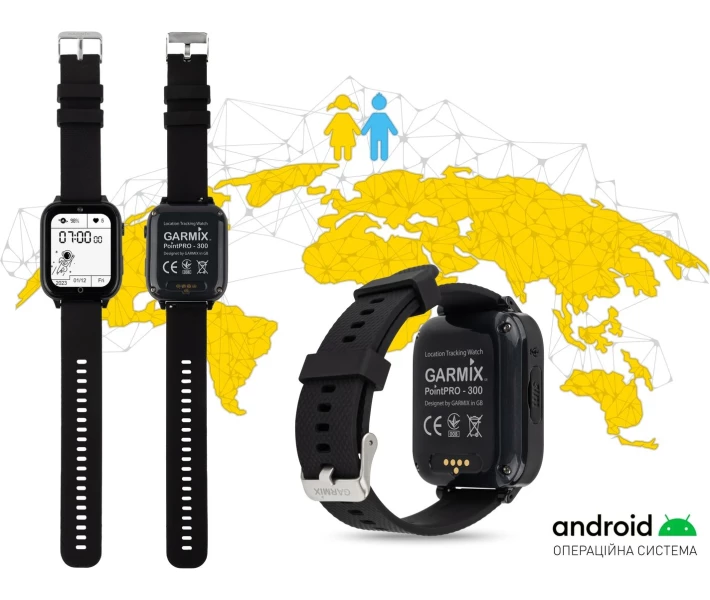 Фото - Смарт-годинники Смарт-годинник для дітей GARMIX PointPRO-300 4G/GPS/WIFI/VIDEO CALL BLACK