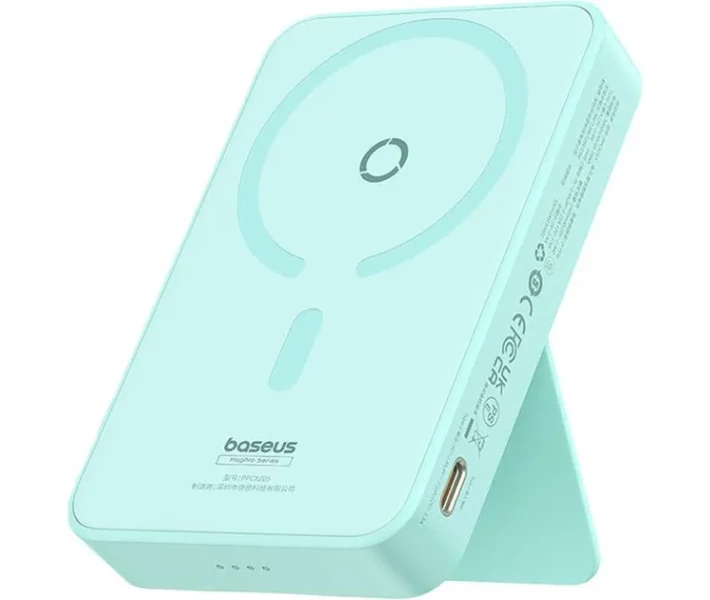 Фото - універсальну мобільну батарею Power Bank Baseus 5000mAh 20W (P10064101333-00) синій з ніжкою