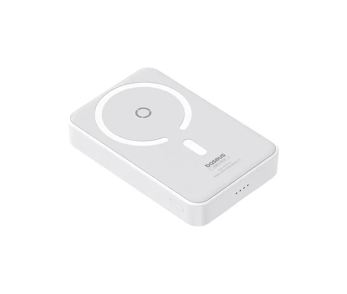 Фото - універсальну мобільну батарею Power Bank Baseus 5000mAh 20W (P10064101223-00)білий з ніжкою