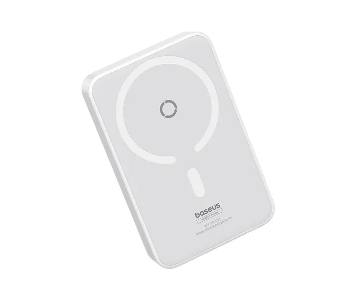 Фото - універсальну мобільну батарею Power Bank Baseus 5000mAh 20W (P10064101223-00)білий з ніжкою