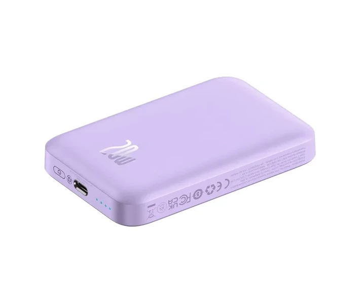 Фото - універсальну мобільну батарею Power Bank Baseus 6000mAh 20W (P10059002513-00) фіолетовий