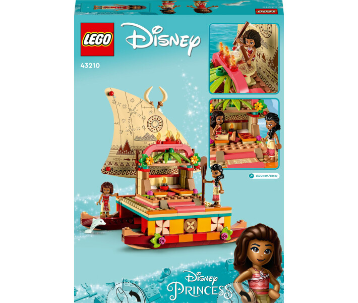 Фото - дитячий конструктор Конструктор LEGO® │ Disney Princess Пошуковий човен Ваяни (43210)