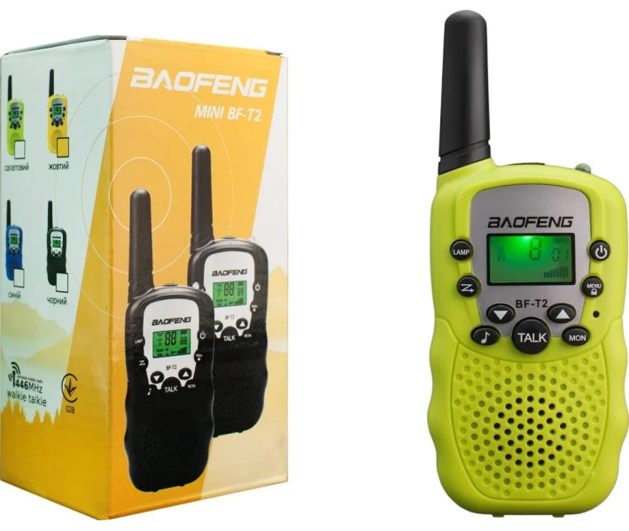 Фото - рацію Рація Baofeng MiNi BF-T2 PMR446 Yellow