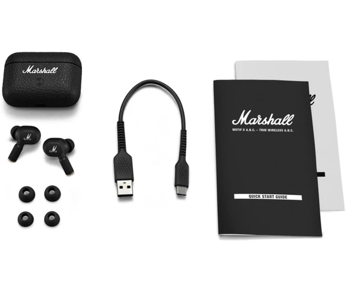 Фото - навушники Навушники Marshall Motif II ANC Black (1006450)