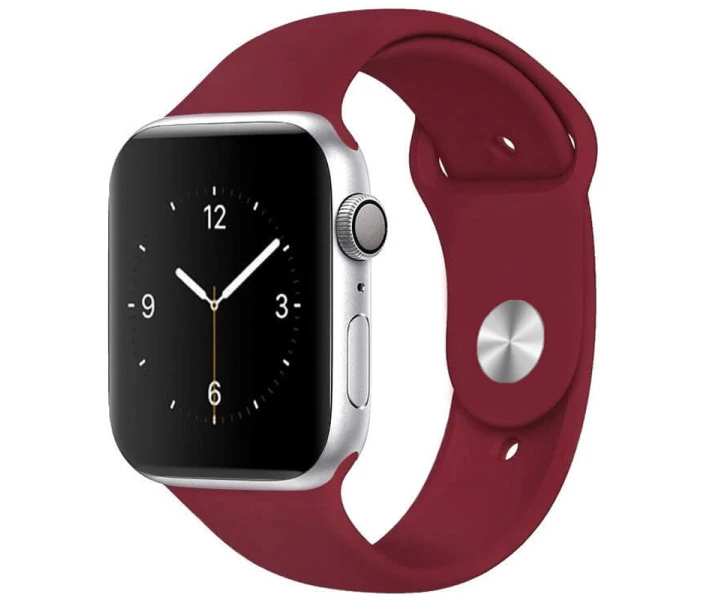 Фото - аксессуар до смарт-годинниа Силіконовий ремінець Epik для Apple watch 38mm/40mm Бордовий/Maroon