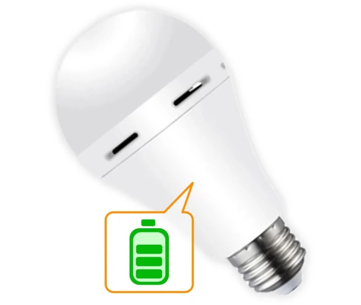 Фото - LED-лампу Лампа акумуляторна САТА 9W 1200mAh CT-4229 6400K Е27 (3 шт)(59345)
