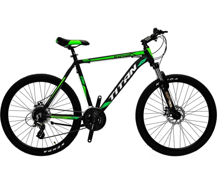 Фото - велосипед Велосипед Titan Raptor 26"21" black-green (26TJA18-76) 2018