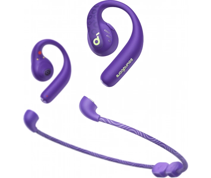 Фото - навушники Навушники ANKER SoundСore AeroFit Pro Purple (A3871GQ1)