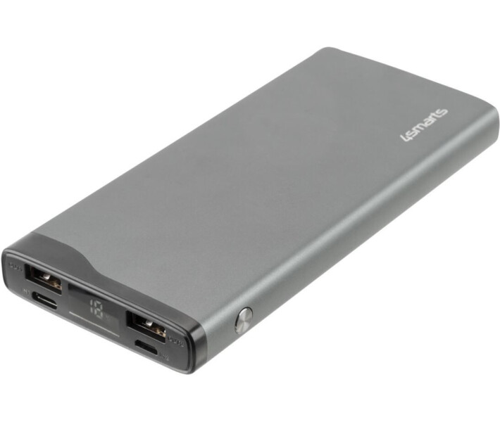 Фото - універсальну мобільну батарею Power Bank 4Smarts VoltHub Pro 10000mAh 22.5W Black with Quick Charge, PD gunmetal *Select Edition*