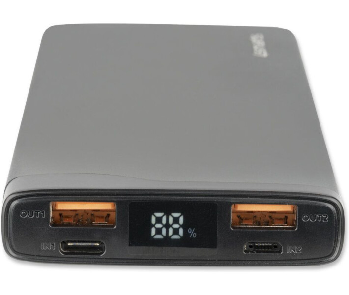 Фото - універсальну мобільну батарею Power Bank 4Smarts VoltHub Pro 10000mAh 22.5W Black with Quick Charge, PD gunmetal *Select Edition*