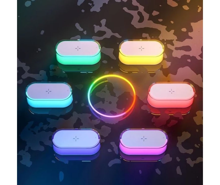 Фото - нічник Нічник з бездротовою зарядкою Proove Multicolor Glow (59545)