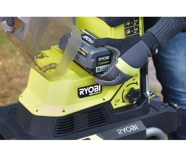 Фото - садовий подрібнювач Садовий подрібнювач акумуляторний Ryobi RY36SHX40-0, 36В MAX POWER, 40мм без АКБ та ЗП (5133005451)