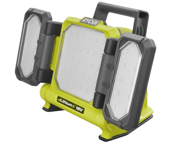 Фото - прожектор Прожектор панельний Ryobi RLP18-0, 18В ONE+, 3 LED панелі, 3000лм, 3 режими яскравості (без АКБ та ЗП) (5133005398)