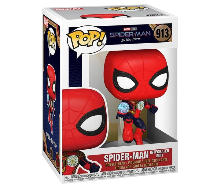 Фото - фігурки ігрові, персонажі мультфільмів Ігрова фігурка Funko POP! - Людина-павук (Integrated Suit) (56829)