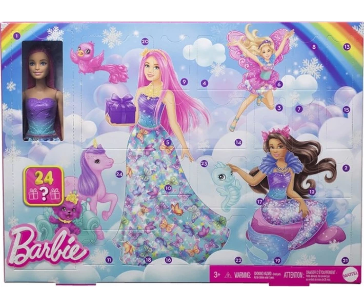 Фото - ляльки, набори для ляльок Адвент-календар Barbie "Фантастичний світ" (HRG90)