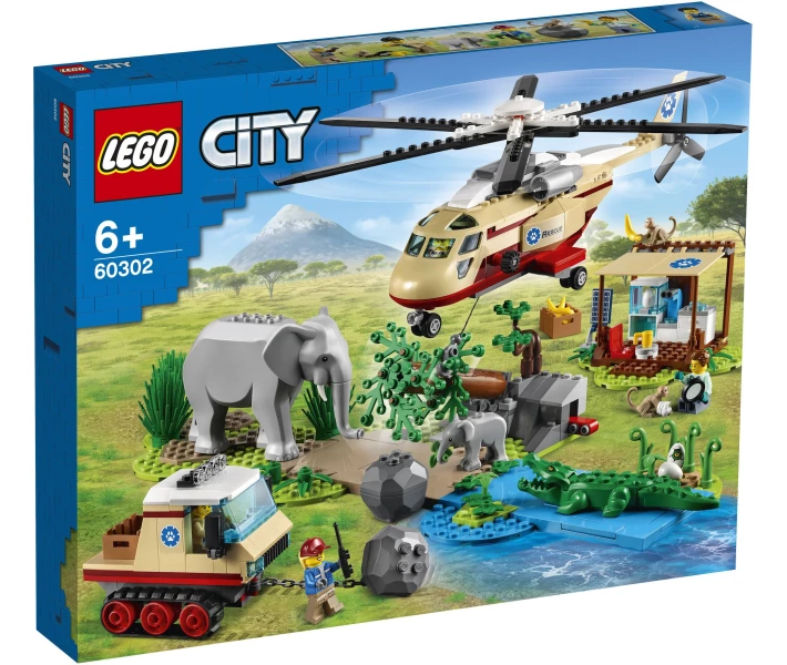 Фото - дитячий конструктор LEGO® City Операція з порятунку звірів (60302)