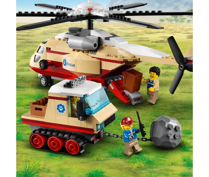 Фото - дитячий конструктор LEGO® City Операція з порятунку звірів (60302)
