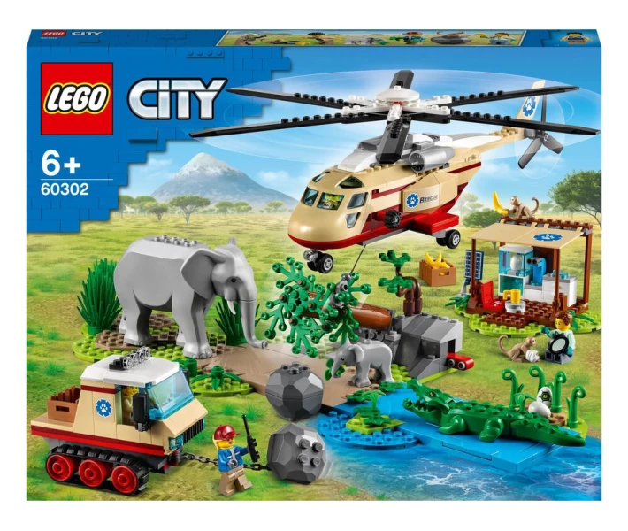 Фото - дитячий конструктор LEGO® City Операція з порятунку звірів (60302)